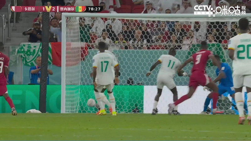蒙塔里进球帮助卡塔尔打进了一球。