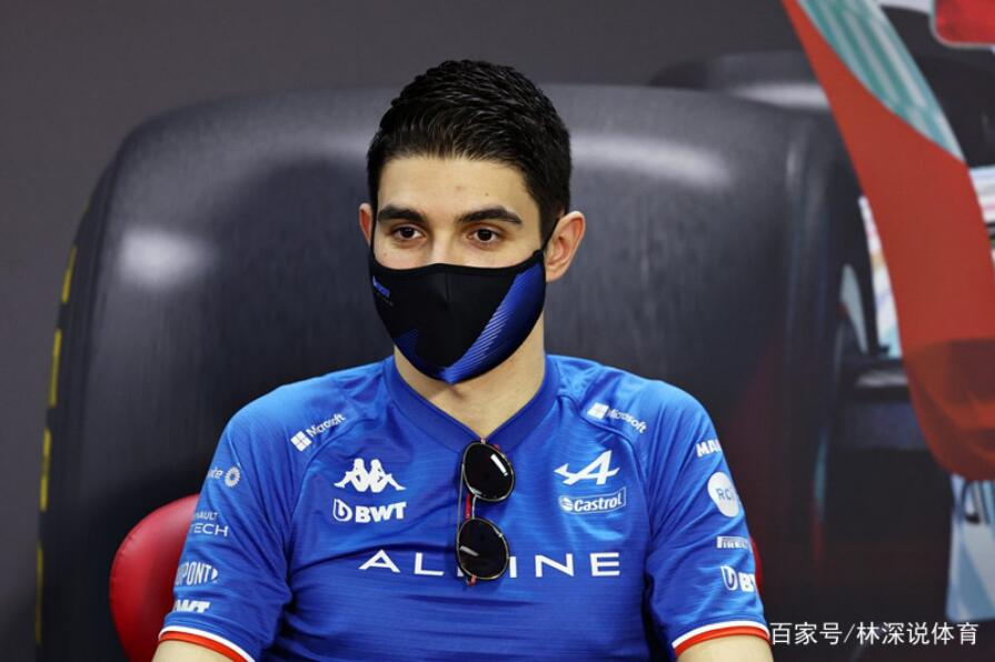 Alpine车队车手奥康。 Alpine车队车手奥康。