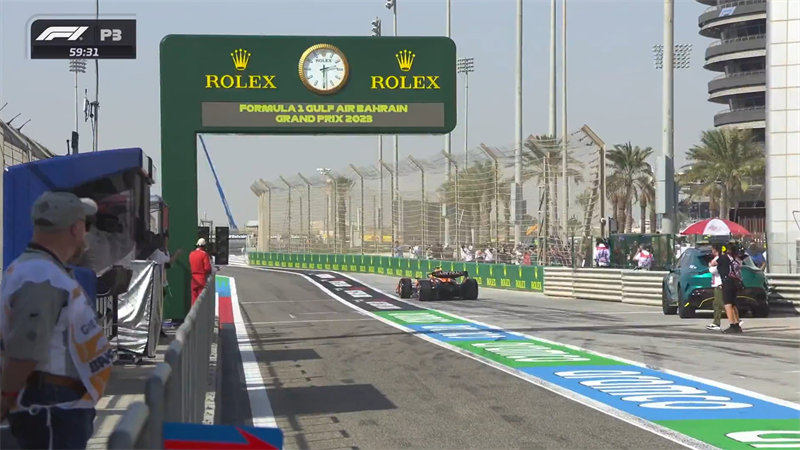 F1巴林大奖赛三练的比赛即将开始。