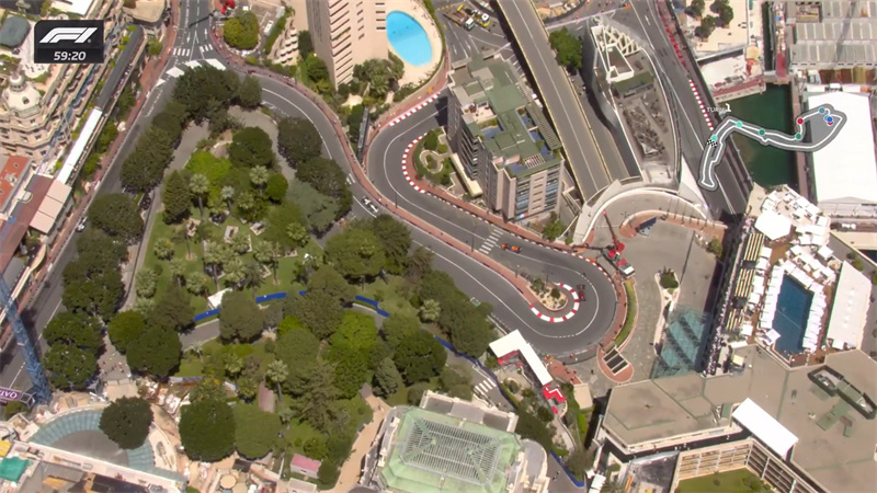 F1的比赛在摩纳哥重启。