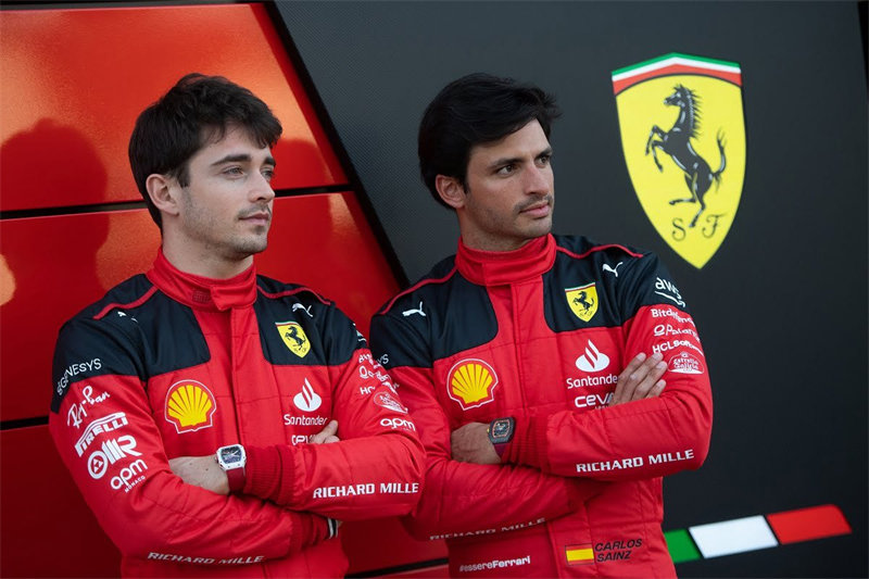 车队综合表现排名第三位：法拉利F1车队。