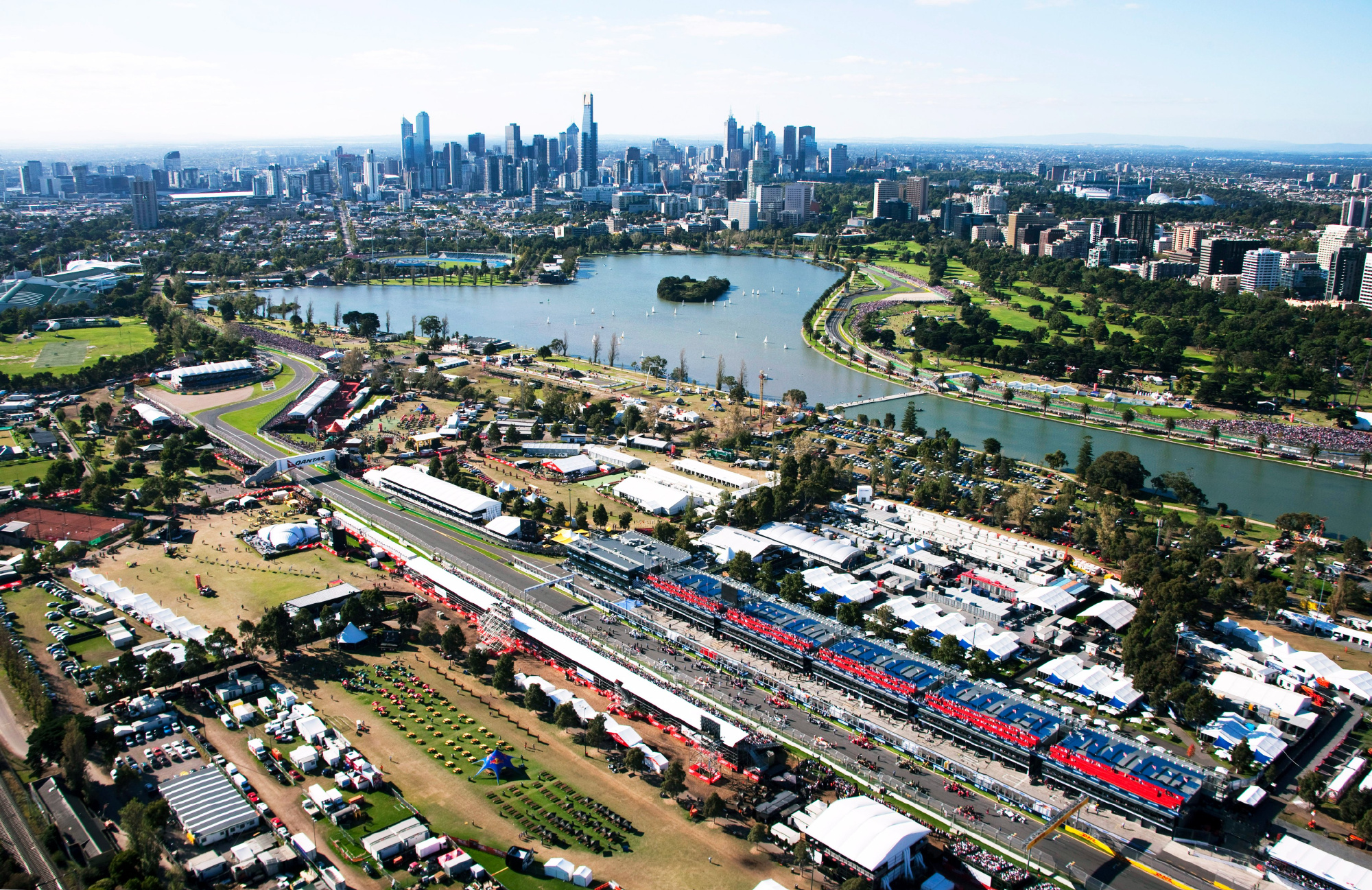 澳大利亚F1大奖赛阿尔伯特公园赛道。